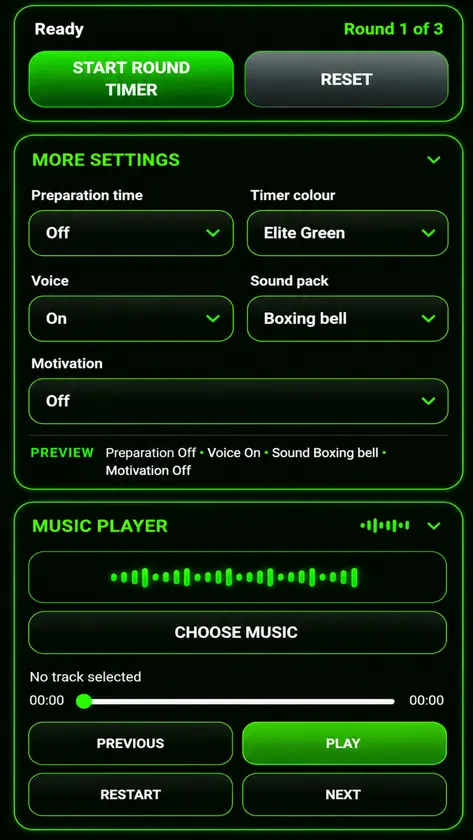 Elite Trainer Round Timer screenshot 3
