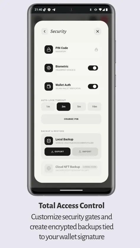 Seeker Vault: Local Safe screenshot 5