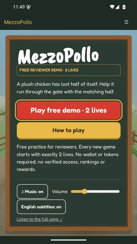 MezzoPollo screenshot 2