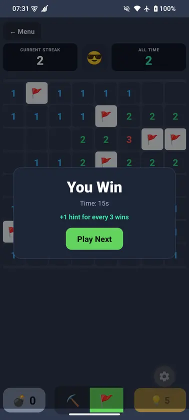 Minesweeper SE screenshot 1