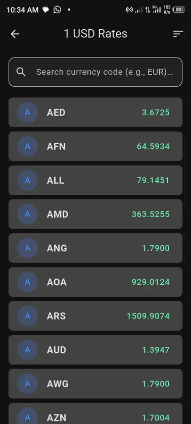 Currency Calculator screenshot 4