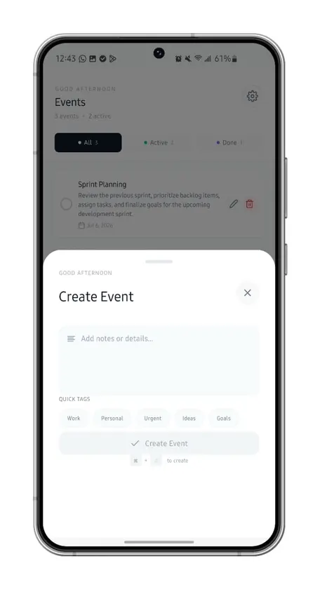 EVENT LOG screenshot 4