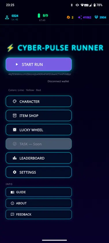 Cyber Pulse Runner screenshot 1