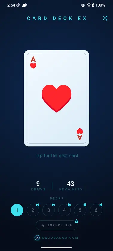Card Deck Ex screenshot 1