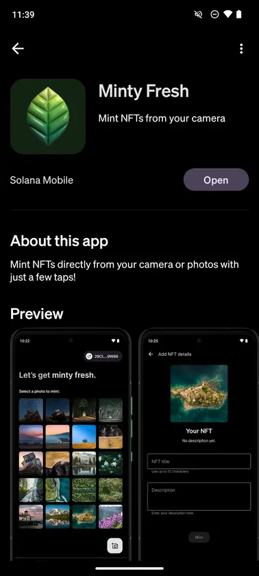 Solana dApp Store screenshot 3