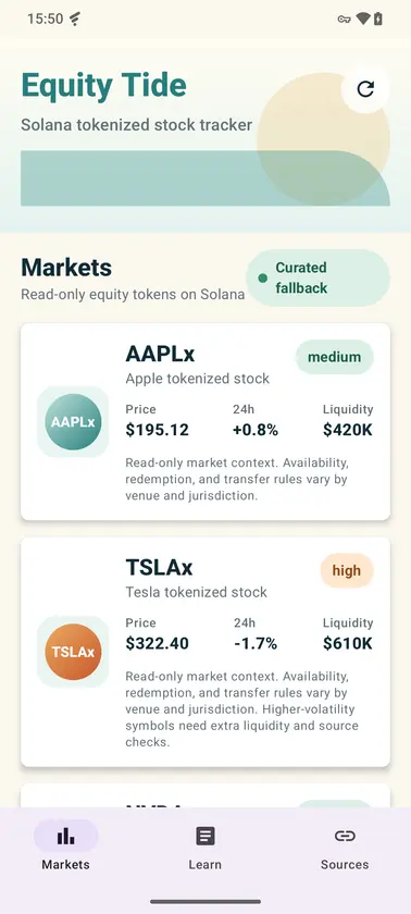 Equity Tide screenshot 2