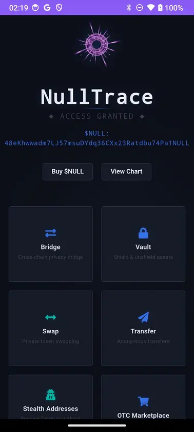 NullTrace screenshot 2