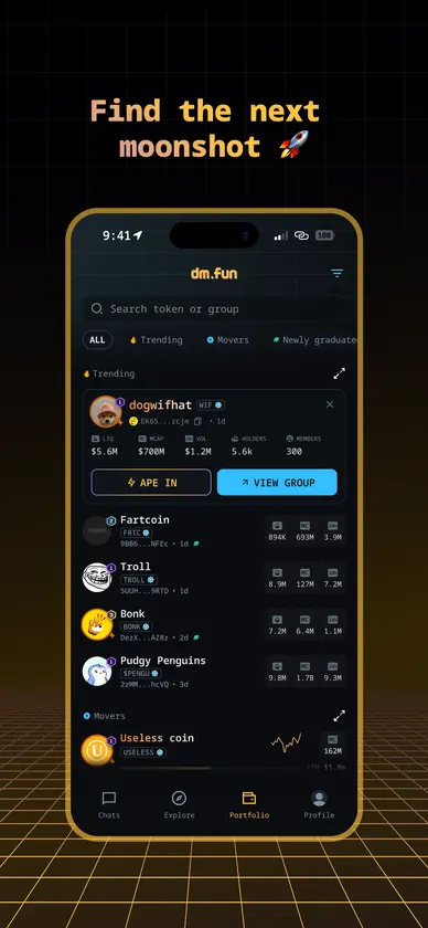 dm.fun screenshot 2