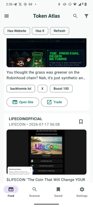 Token Atlas screenshot 3