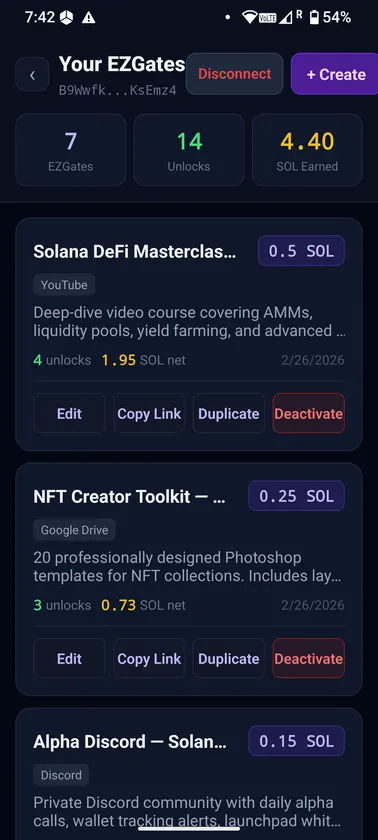 SolEzGate - Easy Gate on Solana screenshot 4