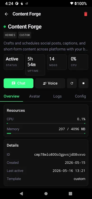 Hatcher - AI Agents screenshot 2