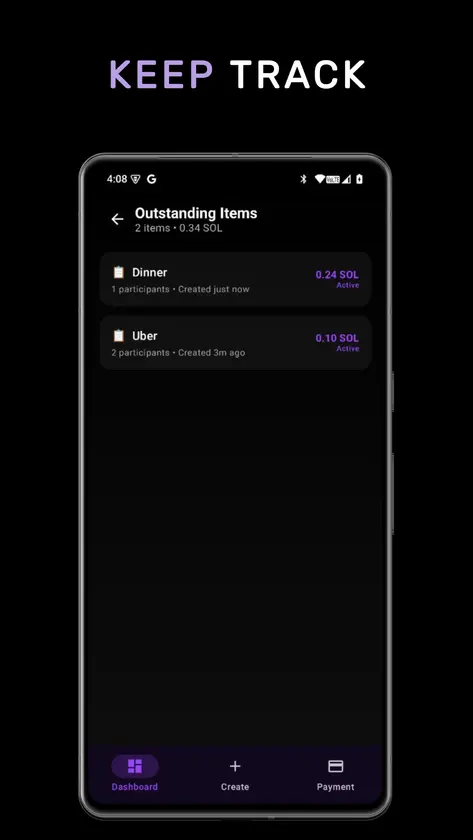 SolSplitApp screenshot 4