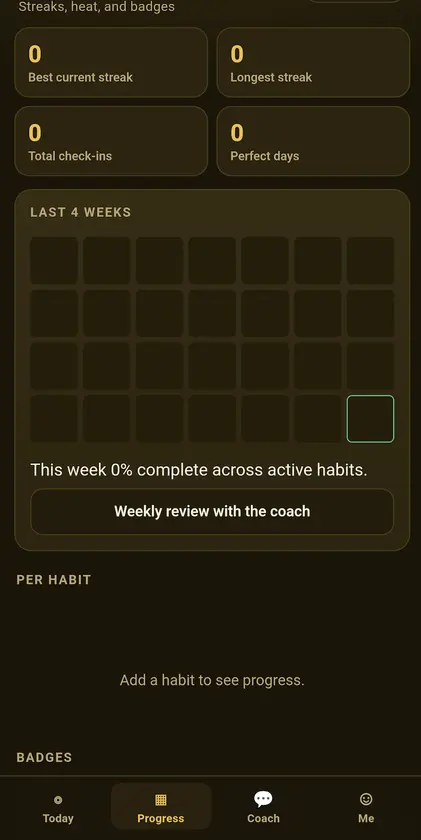 habit coach screenshot 1