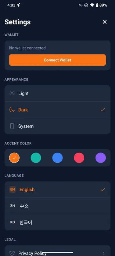TokenWidget screenshot 4
