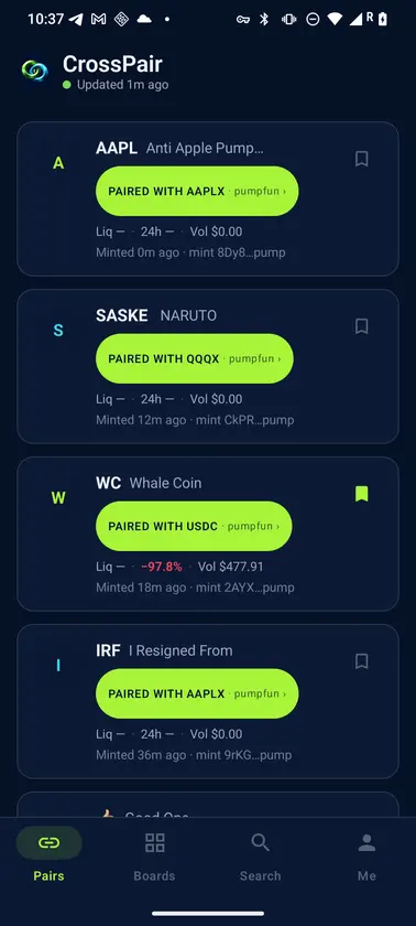 CrossPair screenshot 1