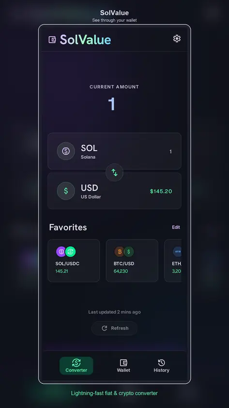 SolValue screenshot 1