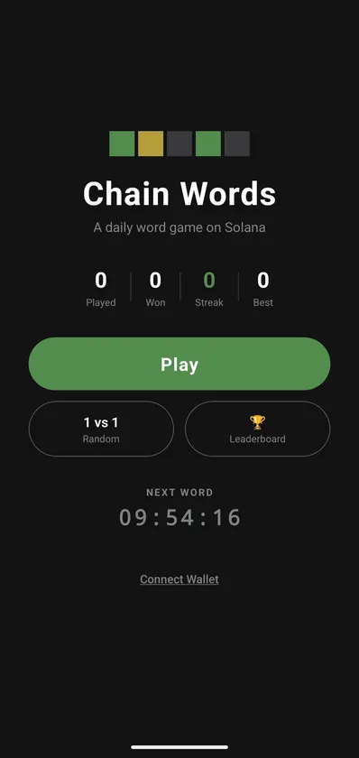 Chain Words screenshot 1