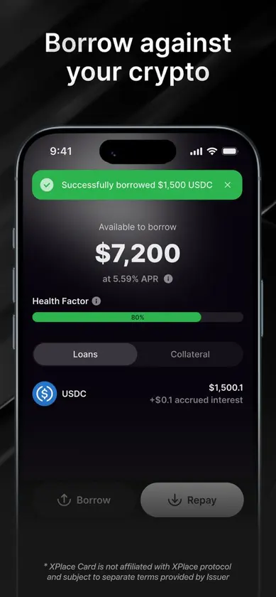 XPlace Credit Card screenshot 3