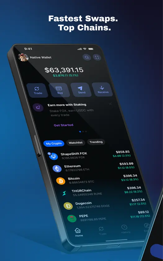 ShapeShift: Crypto Platform screenshot 1
