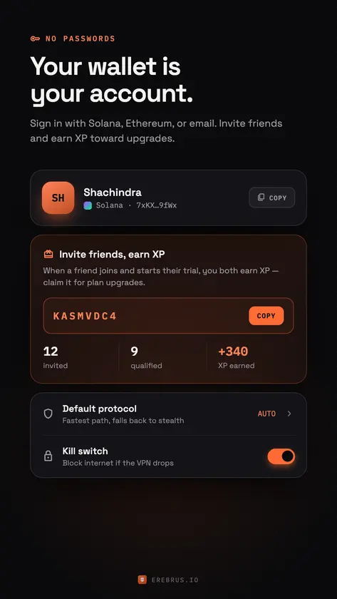 Erebrus VPN screenshot 5