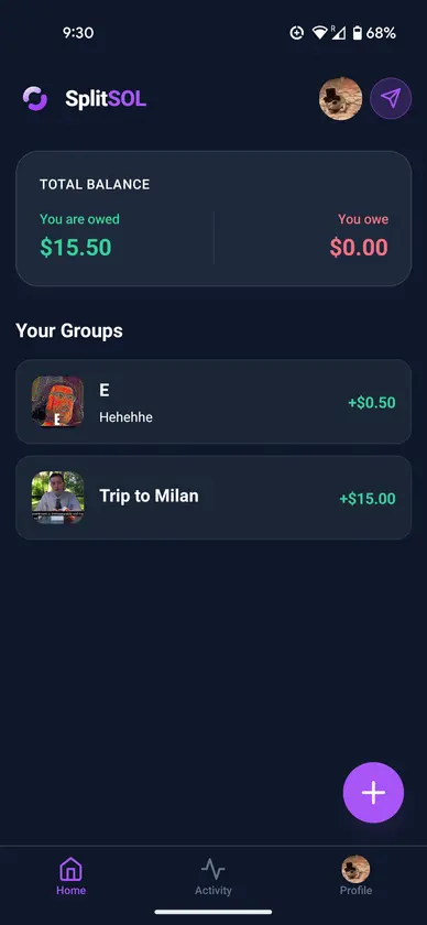 SplitSOL screenshot 1