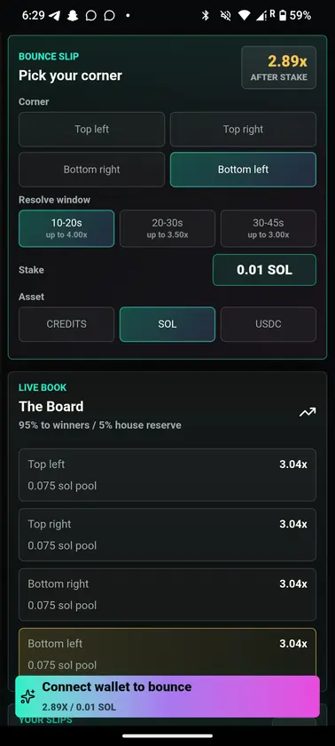 Bounce.bet screenshot 2