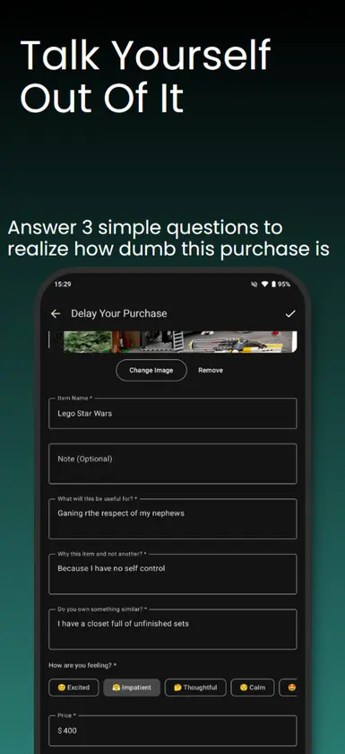 Delay Your Purchases screenshot 2