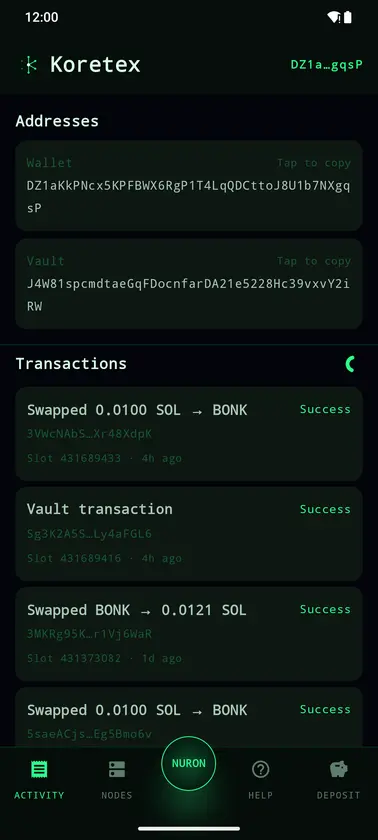 Koretex Agent screenshot 3