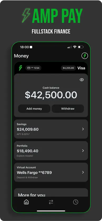Amp Pay - Wallet, Card & Savings screenshot 1