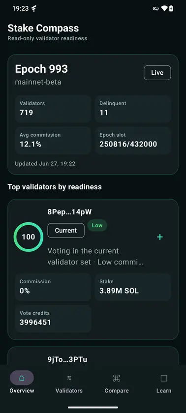 Stake Compass screenshot 1