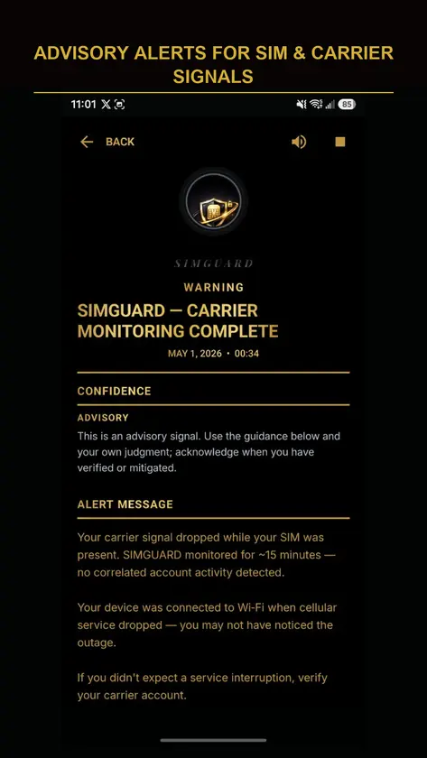 SIMGUARD screenshot 4