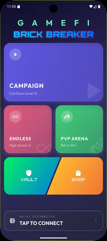 Brick BreakerDAO screenshot 1