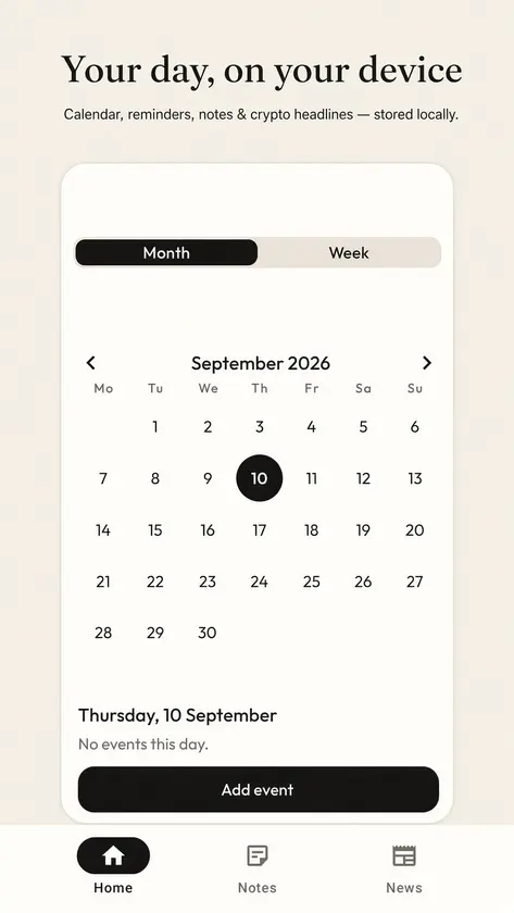Agenda screenshot 1