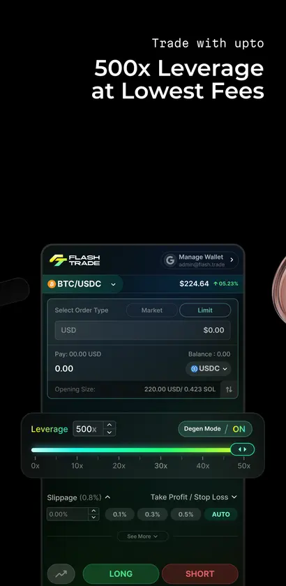 FlashTrade screenshot 2