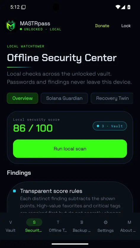 MASTRpass Pro screenshot 3