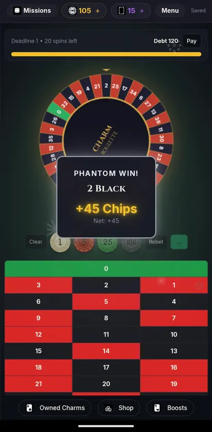 Charm Roulette screenshot 3