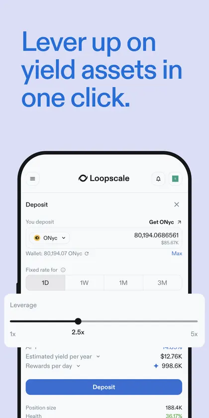 Loopscale: Earn USDC, SOL screenshot 3