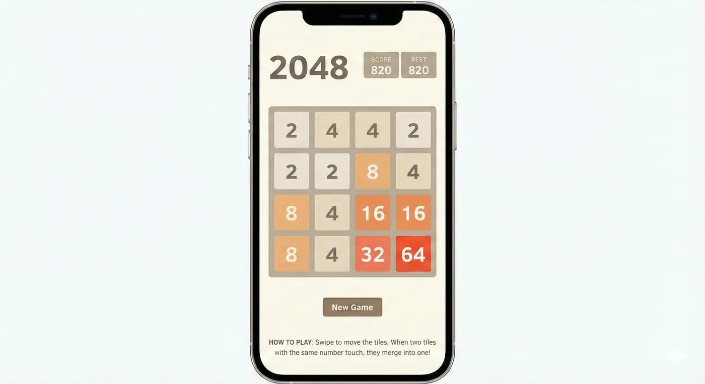 2048 screenshot 1