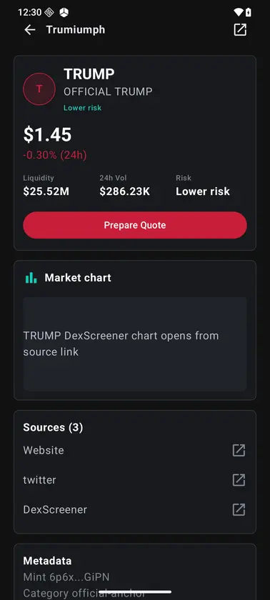 Trumiumph screenshot 1