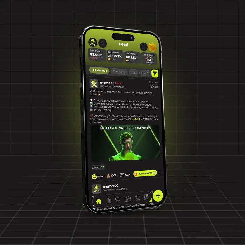 memesX - Meme Coins Platform screenshot 1