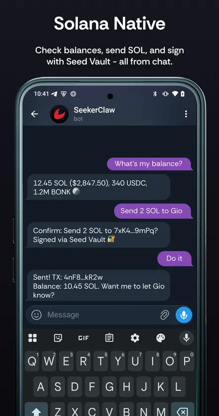 SeekerClaw screenshot 5