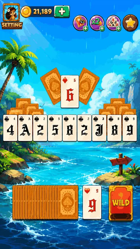 Solitaire Tripeak Cards screenshot 1