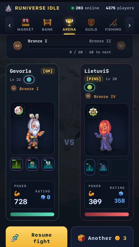Runiverse Idle screenshot 1