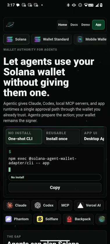 Agentic screenshot 1