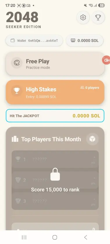 2048 Game screenshot 2
