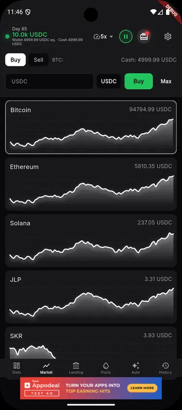 DeFi Tycoon screenshot 2
