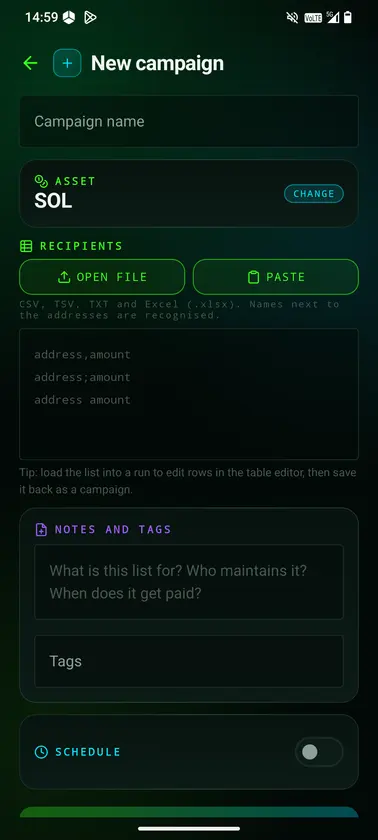 MASTRsender screenshot 3