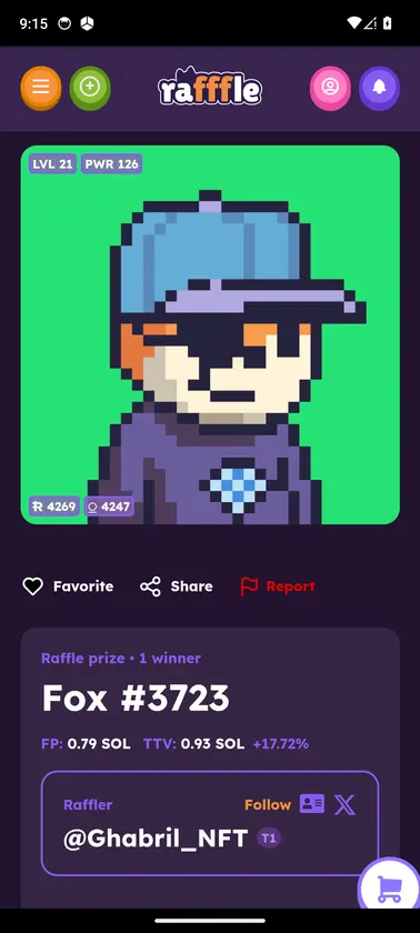 Rafffle screenshot 2