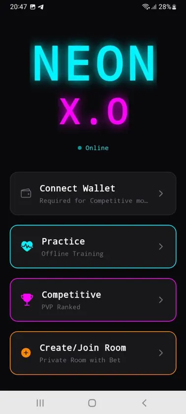 Neon X.O screenshot 1