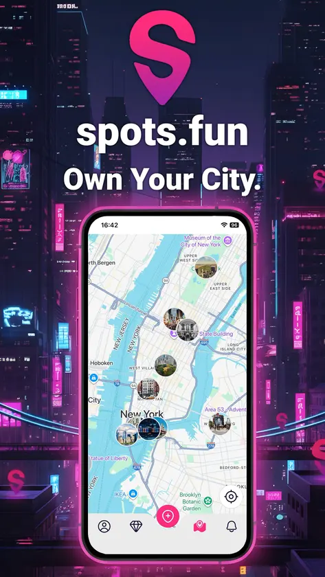 Spots.fun – Own Your City screenshot 1